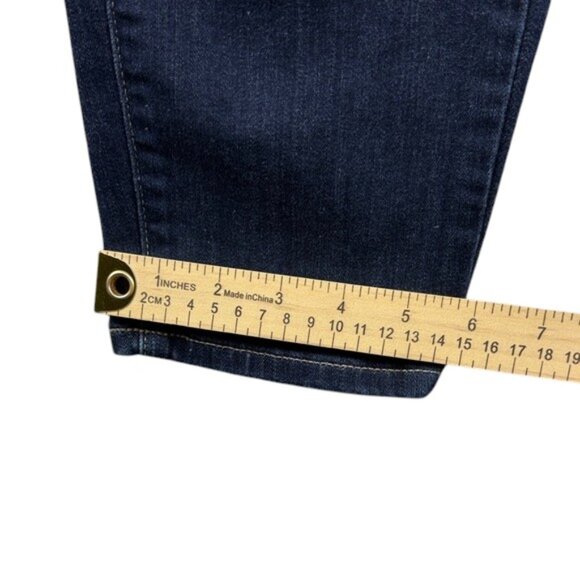 Simply Vera Vera Wang Ankle Mid-Rise Jeans Dark Wash Size 12 Like New - Picture 4 of 8
